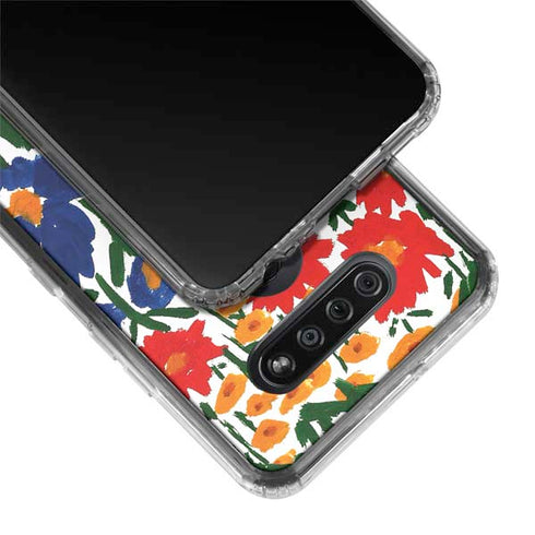Bouffants and Broken Hearts Wild Garden 4 LG K51/Q51 Clear Case