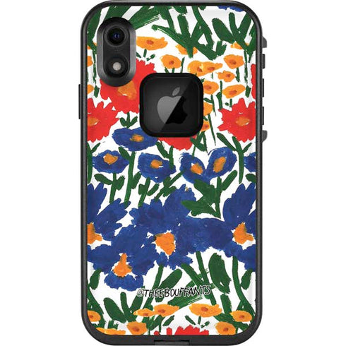 Bouffants and Broken Hearts Wild Garden 4 LifeProof Fre iPhone Skin