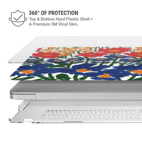 Bouffants and Broken Hearts Wild Garden 4 MacBook Pro 16in (2019-20) Case plus Skin