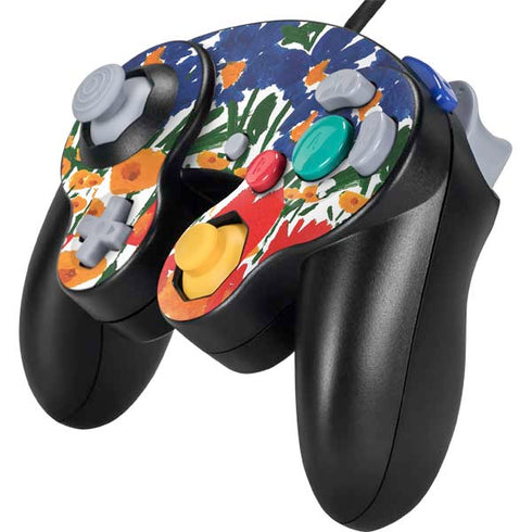 Bouffants and Broken Hearts Wild Garden 4 Nintendo GameCube Controller Skin