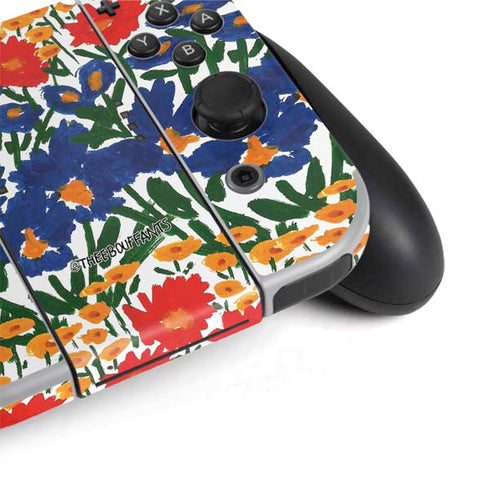 Bouffants and Broken Hearts Wild Garden 4 Nintendo Switch OLED (2021) Skin