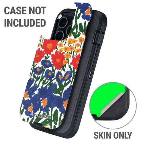 Bouffants and Broken Hearts Wild Garden 4 Otterbox Defender iPhone Skin