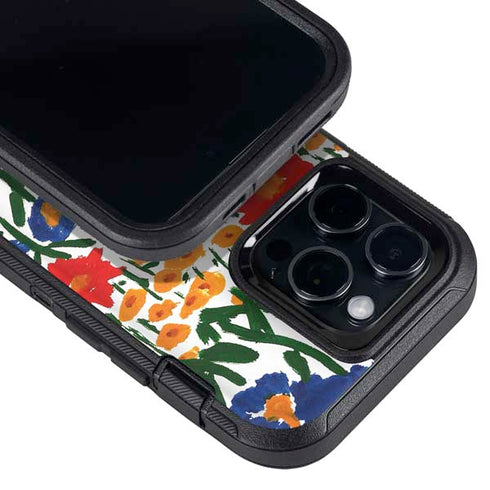 Bouffants and Broken Hearts Wild Garden 4 Otterbox Defender iPhone Skin