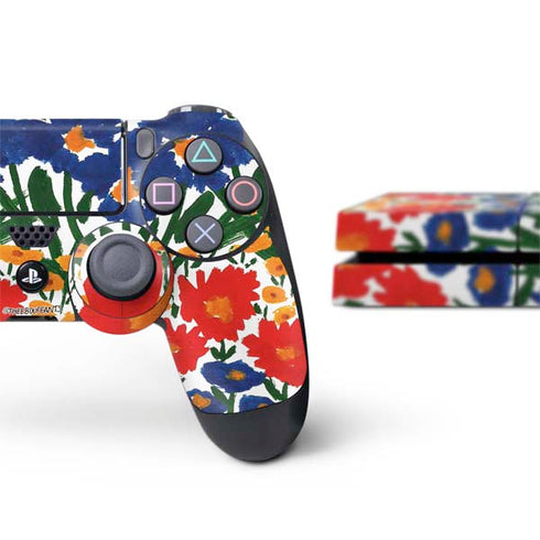 Bouffants and Broken Hearts Wild Garden 4 PS4 Console and Controller Bundle Skin