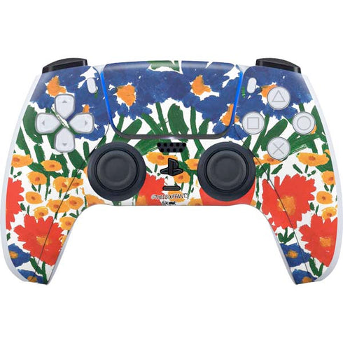 Bouffants and Broken Hearts Wild Garden 4 PS5 Controller Skin