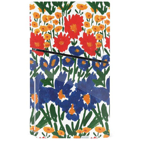 Bouffants and Broken Hearts Wild Garden 4 PS5 Slim Disk Console Skin