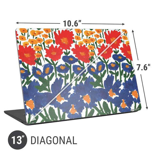 Bouffants and Broken Hearts Wild Garden 4 Universal Laptop 13in (10.6 x 7.6in) Skin