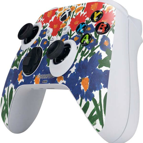 Bouffants and Broken Hearts Wild Garden 4 Xbox Series S Controller Skin