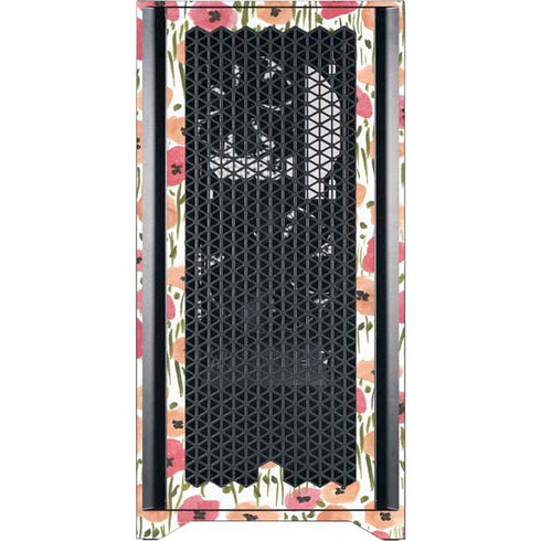 Bouffants and Broken Hearts Wild Garden Corsair 4000D Tempered Glass Mid-Tower ATX Case Skin