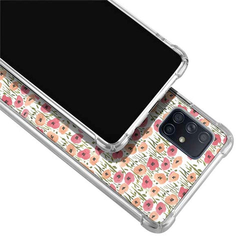 Bouffants and Broken Hearts Wild Garden Galaxy A51 5G Clear Case