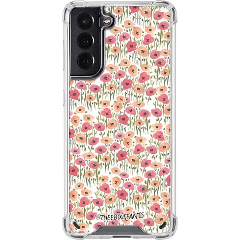 Bouffants and Broken Hearts Wild Garden Galaxy S21 5G Clear Case