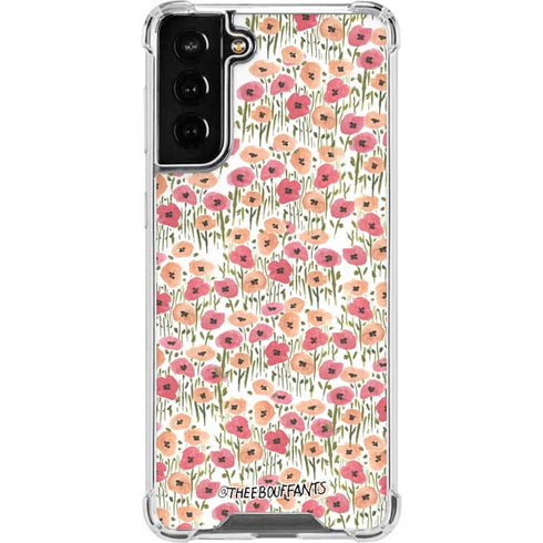 Bouffants and Broken Hearts Wild Garden Galaxy S21 FE Clear Case