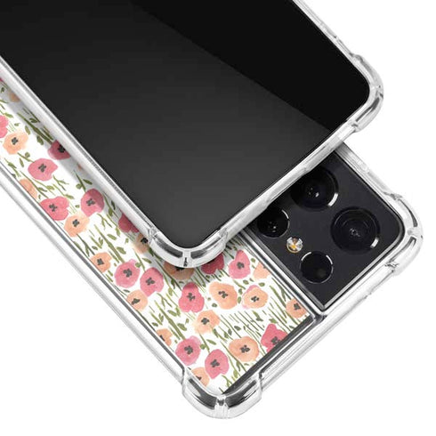 Bouffants and Broken Hearts Wild Garden Galaxy S21 Ultra 5G Clear Case