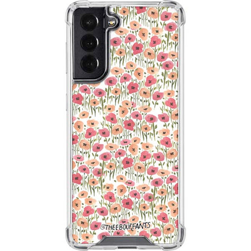 Bouffants and Broken Hearts Wild Garden Galaxy S22 Clear Case