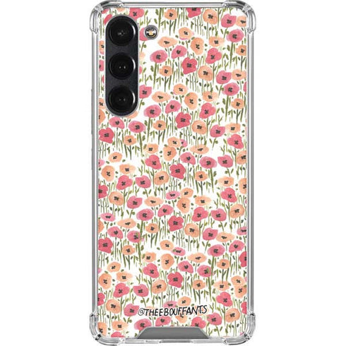Bouffants and Broken Hearts Wild Garden Galaxy S23 Plus Clear Case