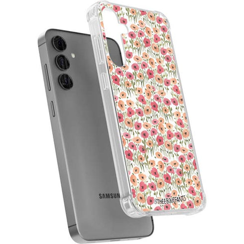 Bouffants and Broken Hearts Wild Garden Galaxy S24 Plus Clear Case