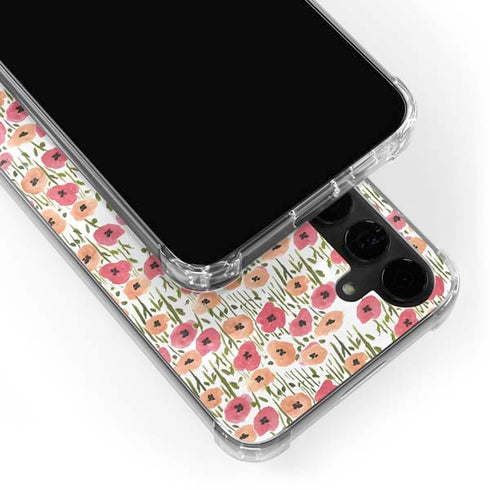 Bouffants and Broken Hearts Wild Garden Galaxy S24 Plus Clear Case