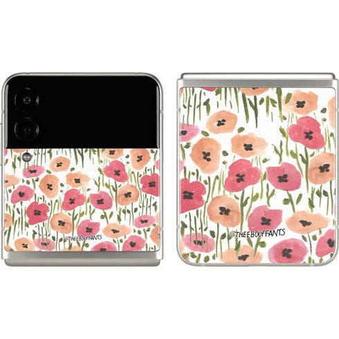 Bouffants and Broken Hearts Wild Garden Galaxy Z Flip3 5G Skin