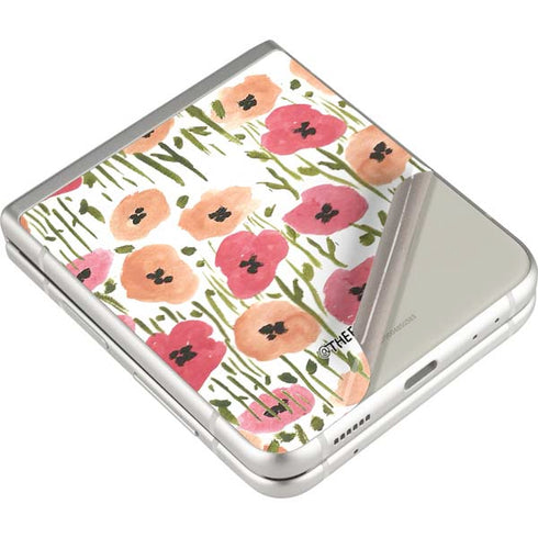 Bouffants and Broken Hearts Wild Garden Galaxy Z Flip3 5G Skin