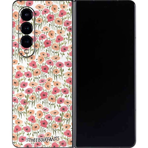 Bouffants and Broken Hearts Wild Garden Galaxy Z Fold4 5G Skin