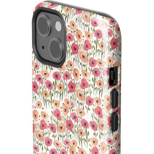 Bouffants and Broken Hearts Wild Garden iPhone 15 Plus Impact Case