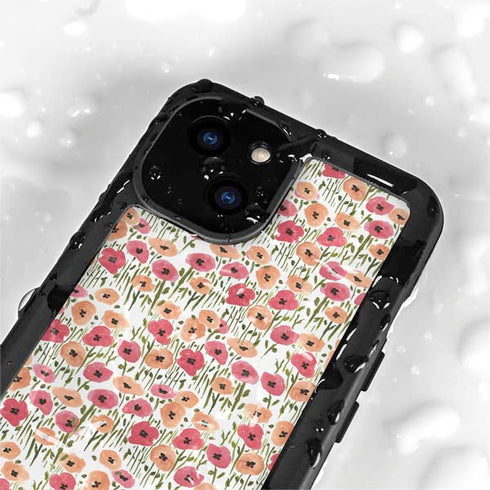 Bouffants and Broken Hearts Wild Garden iPhone 15 Waterproof Case