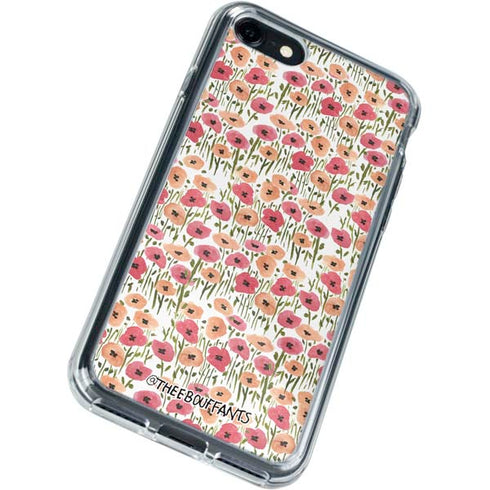 Bouffants and Broken Hearts Wild Garden iPhone SE (2nd & 3rd Gen) Clear Case