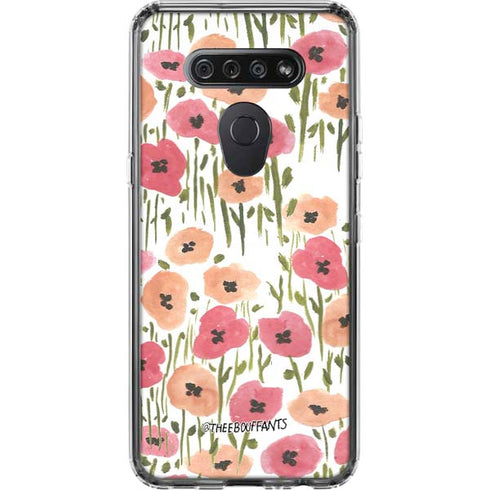 Bouffants and Broken Hearts Wild Garden LG K51/Q51 Clear Case