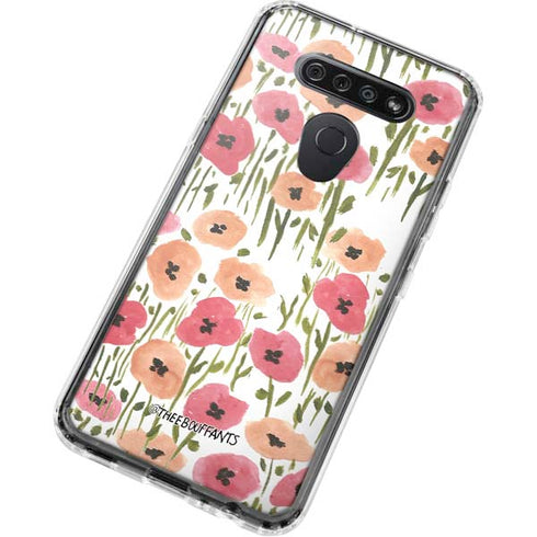 Bouffants and Broken Hearts Wild Garden LG K51/Q51 Clear Case