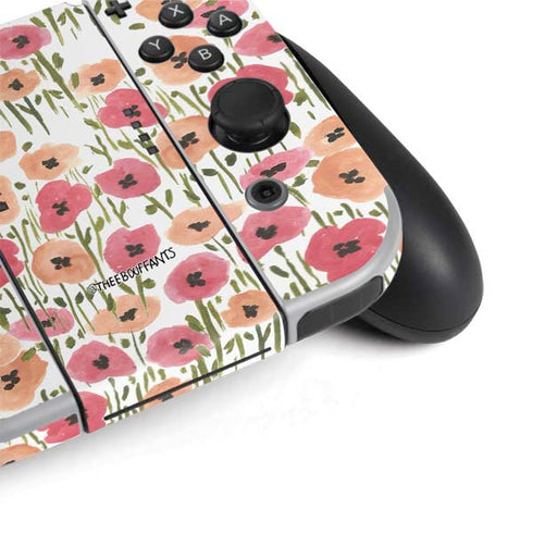 Bouffants and Broken Hearts Wild Garden Nintendo Switch OLED (2021) Skin