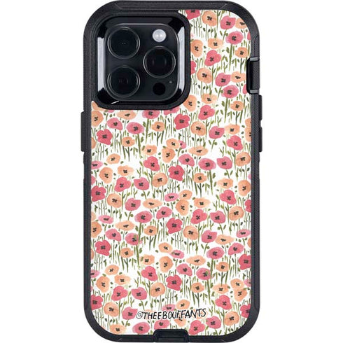 Bouffants and Broken Hearts Wild Garden Otterbox Defender iPhone Skin