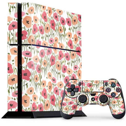 Bouffants and Broken Hearts Wild Garden PS4 Console and Controller Bundle Skin