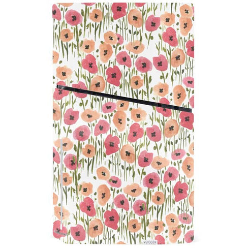 Bouffants and Broken Hearts Wild Garden PS5 Slim Disk Console Skin