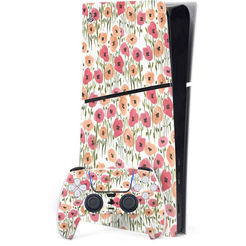 Bouffants and Broken Hearts Wild Garden PS5 Slim Digital Edition Bundle Skin
