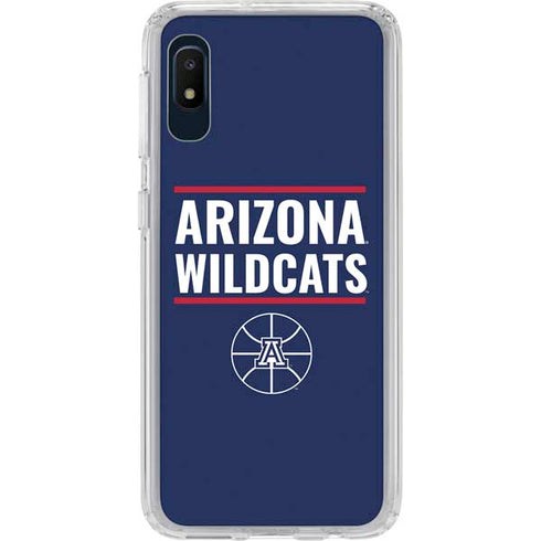 University of Arizona Wildcats Basketball Mark Galaxy A10e Clear Case
