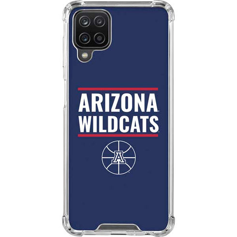 University of Arizona Wildcats Basketball Mark Galaxy A12 Clear Case
