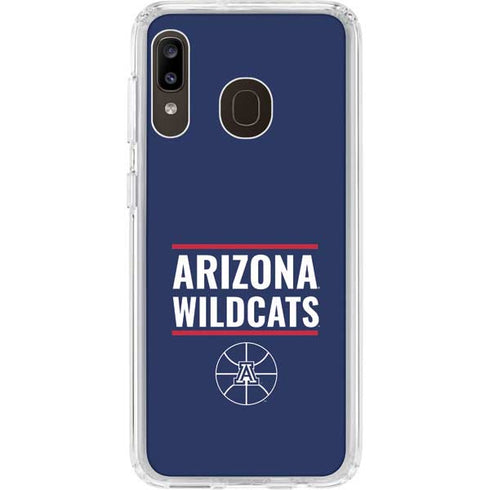 University of Arizona Wildcats Basketball Mark Galaxy A20 Clear Case