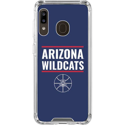 University of Arizona Wildcats Basketball Mark Galaxy A30 Clear Case
