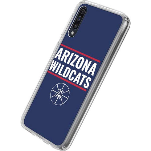 University of Arizona Wildcats Basketball Mark Galaxy A50 Clear Case