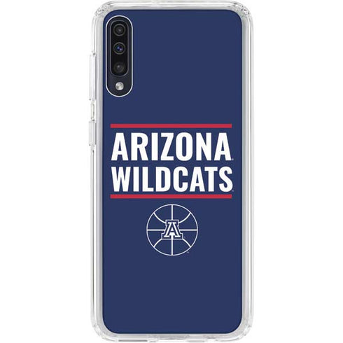 University of Arizona Wildcats Basketball Mark Galaxy A50 Clear Case