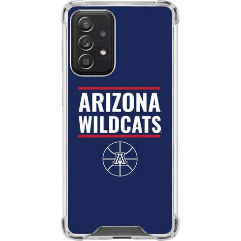 University of Arizona Wildcats Basketball Mark Galaxy A52 5G Clear Case