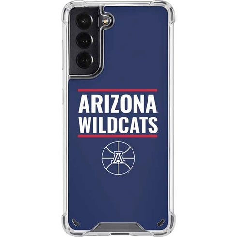 University of Arizona Wildcats Basketball Mark Galaxy S21 5G Clear Case