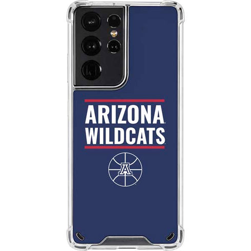 University of Arizona Wildcats Basketball Mark Galaxy S21 Ultra 5G Clear Case