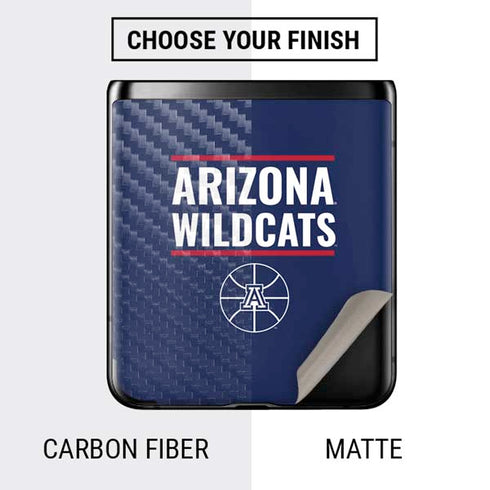 University of Arizona Wildcats Basketball Mark Galaxy Z Flip Skin