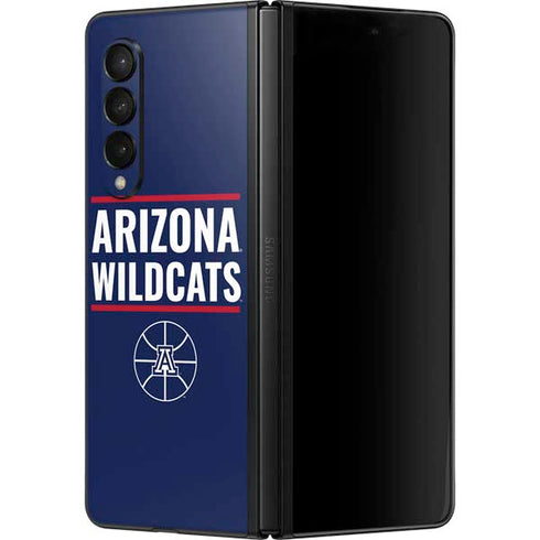 University of Arizona Wildcats Basketball Mark Galaxy Z Fold3 5G Skin