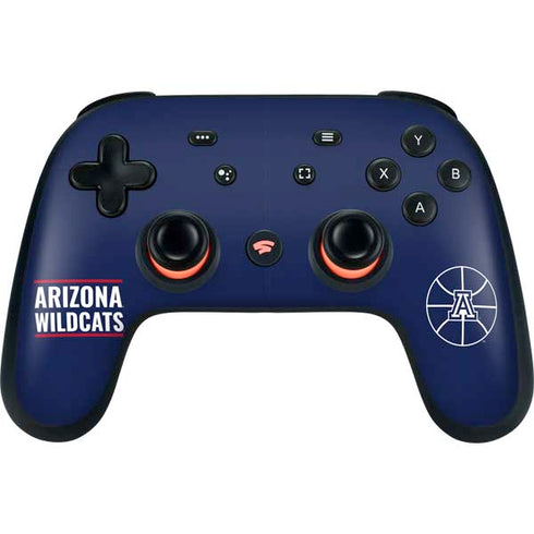 University of Arizona Wildcats Basketball Mark Google Stadia Controller Skin
