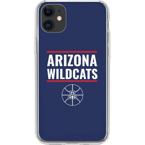 University of Arizona Wildcats Basketball Mark iPhone 11 Clear Case