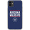University of Arizona Wildcats Basketball Mark iPhone 11 Clear Case