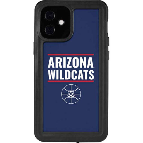 University of Arizona Wildcats Basketball Mark iPhone 12 Mini Waterproof Case