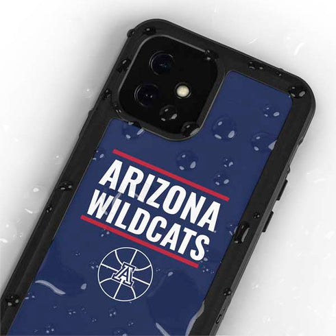 University of Arizona Wildcats Basketball Mark iPhone 12 Mini Waterproof Case